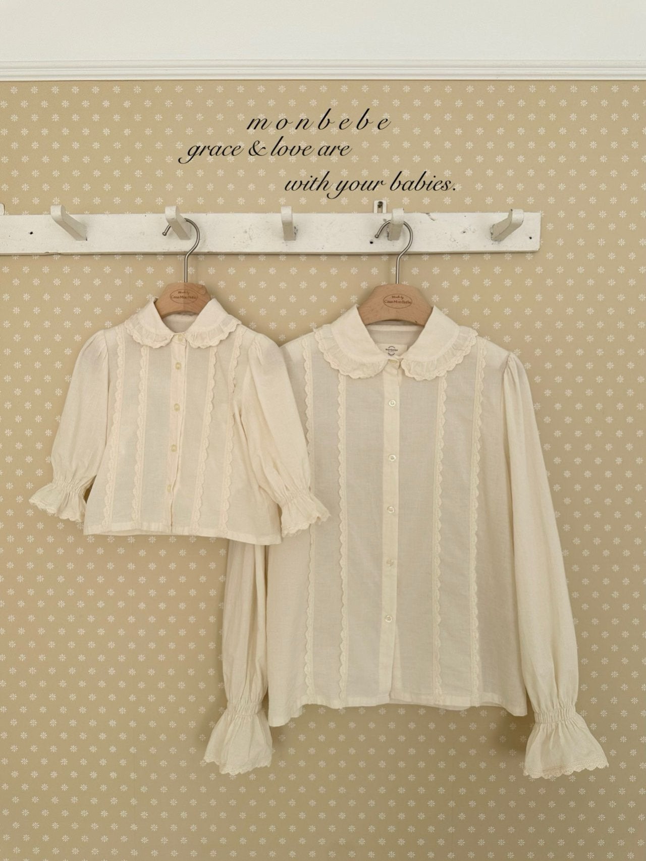 pepe lace blouse (mom size)