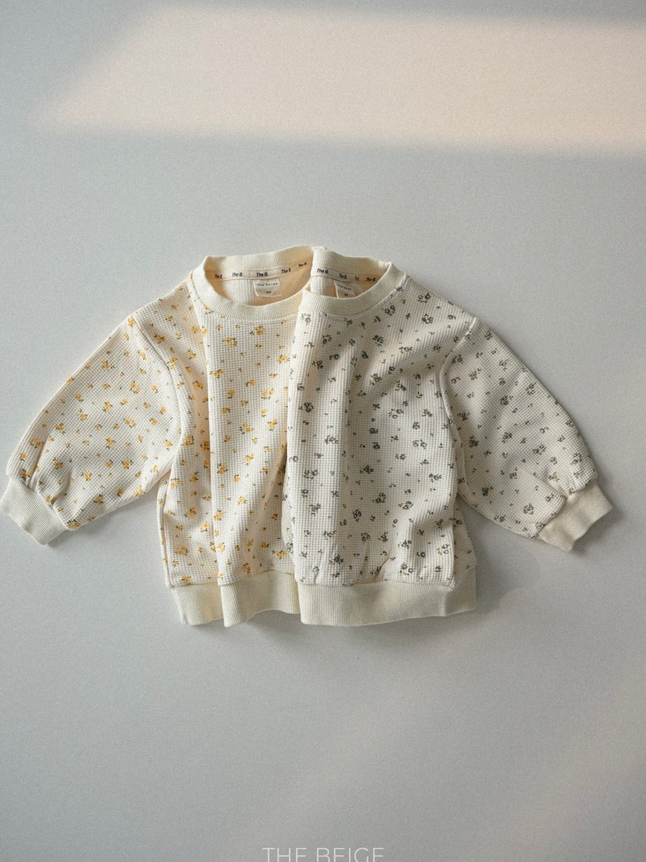 Flower waffle sweatshirt