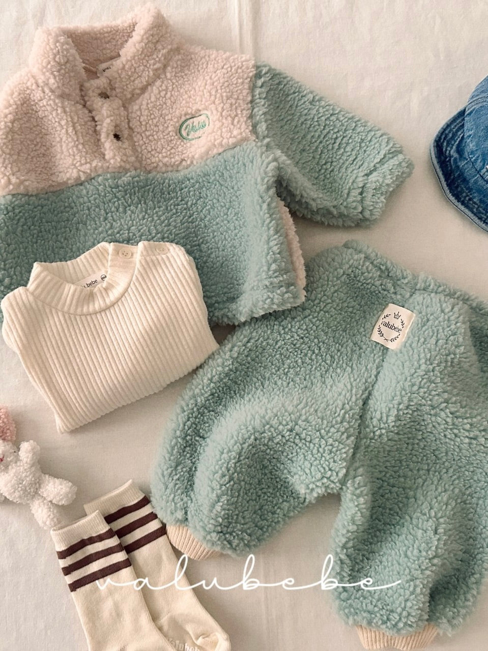 Fluffy button jumper (baby&amp;kids)