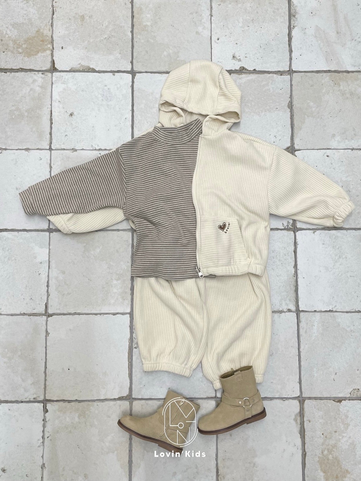 Winter loose half neck T