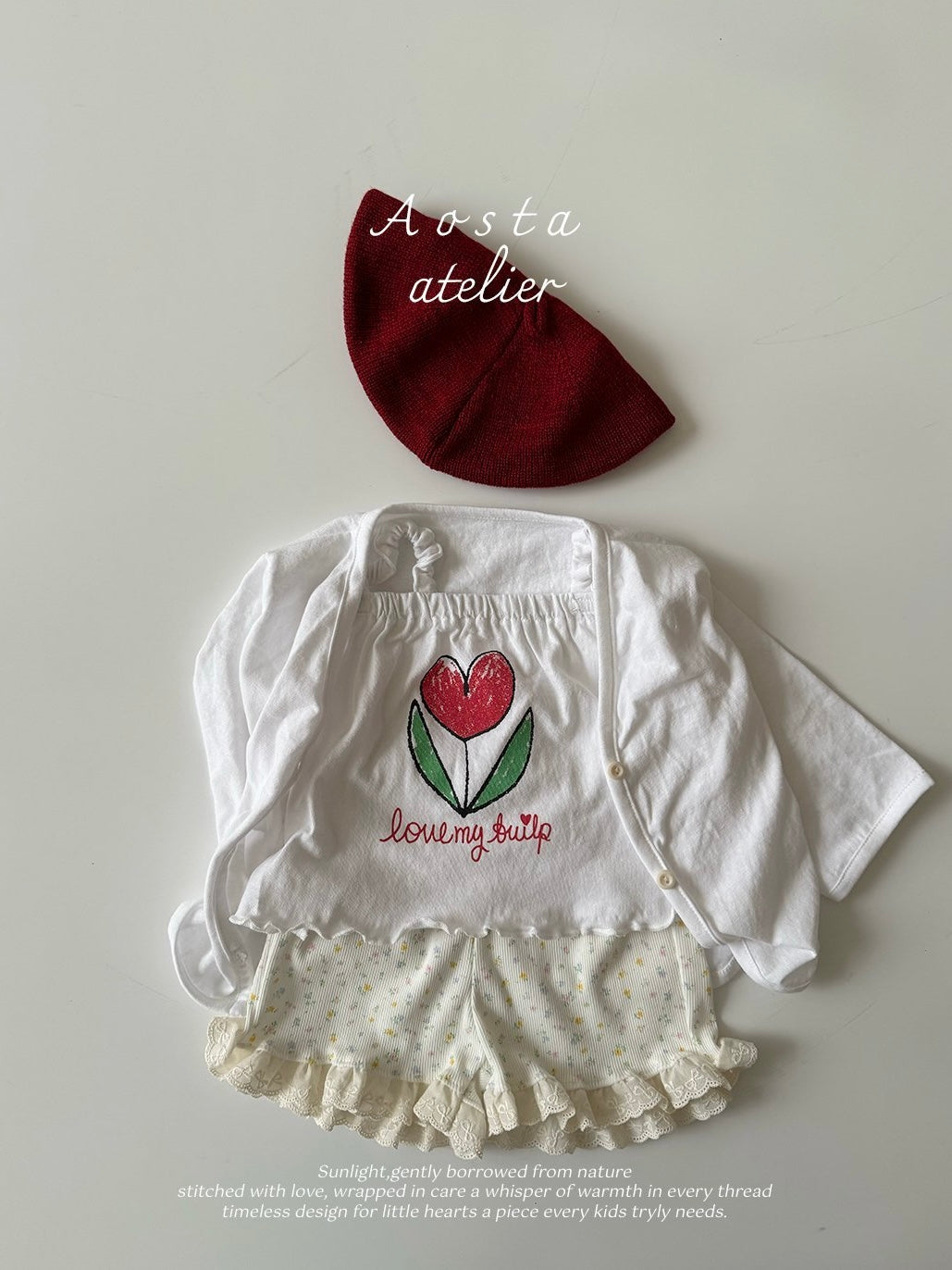 Linen tulip blouse