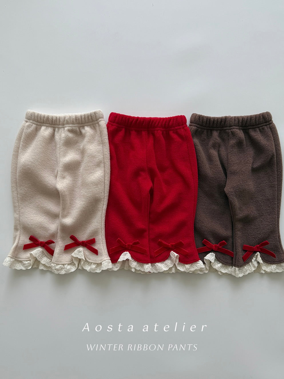 Winter ribbon pants