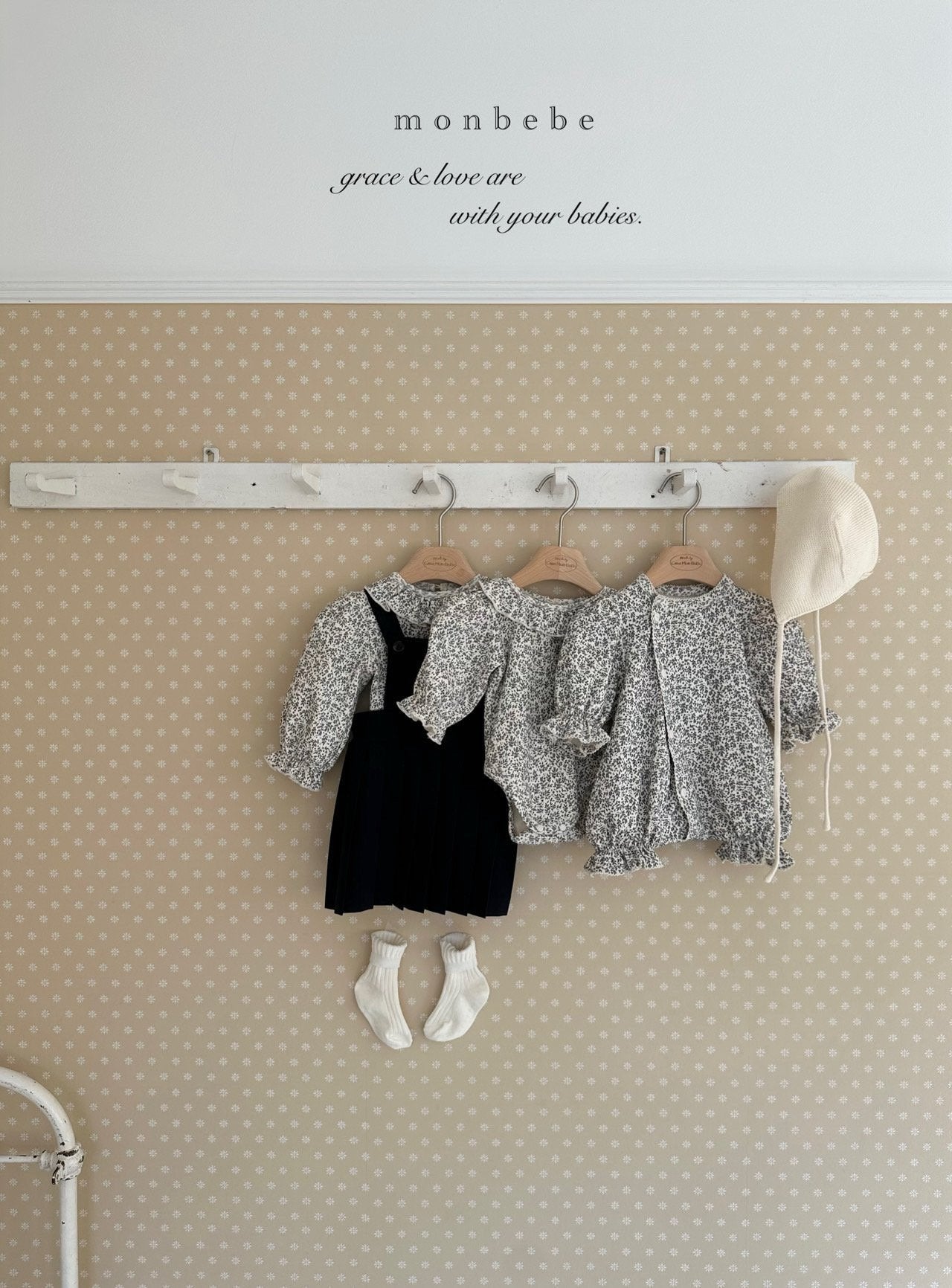 Emma pleated suspender skirt and rompers