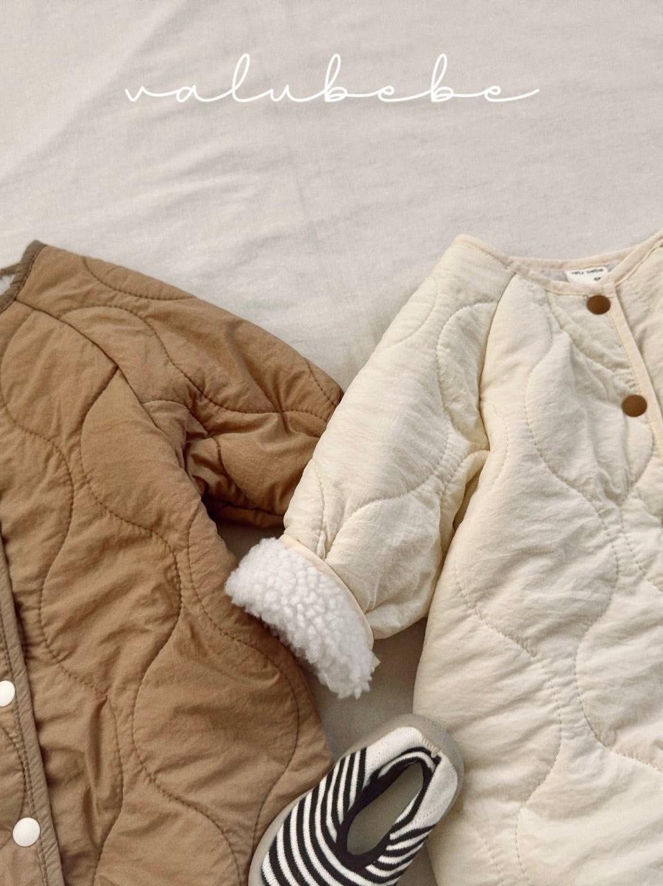 Button quilted coverall (baby)