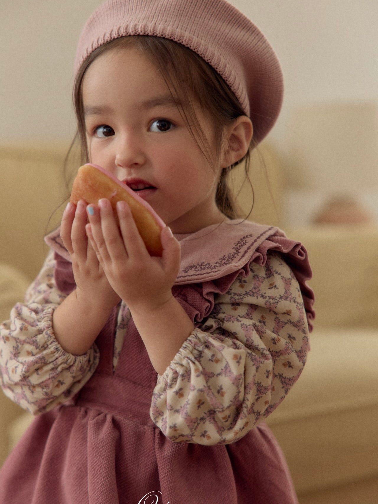 Nanette embroidered collar blouse