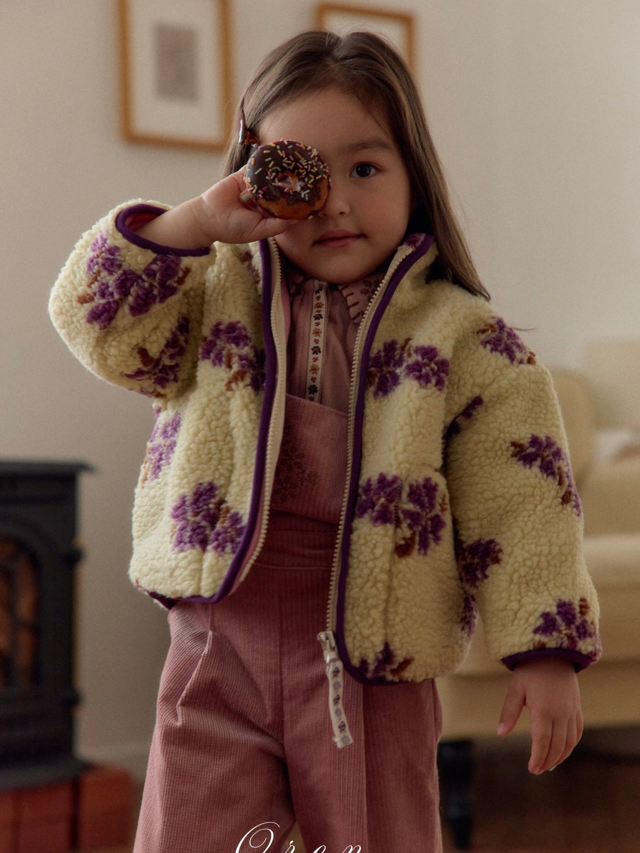 Melo flower boa jumper