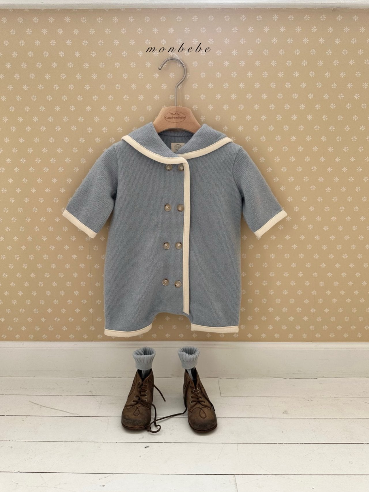 Handmade sailor rompers
