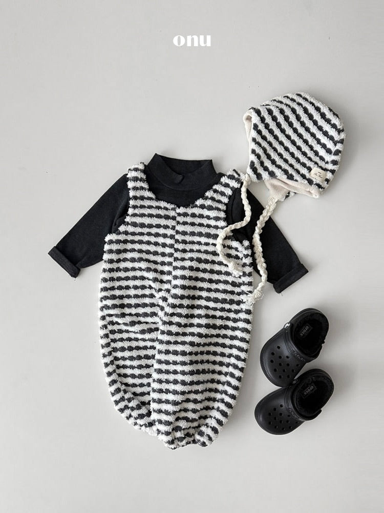 Stripe knit beanie (baby)