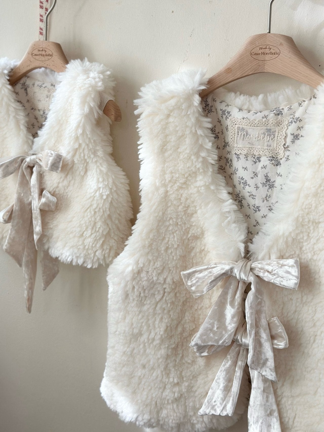 Double sided eco fur vest (mom size)