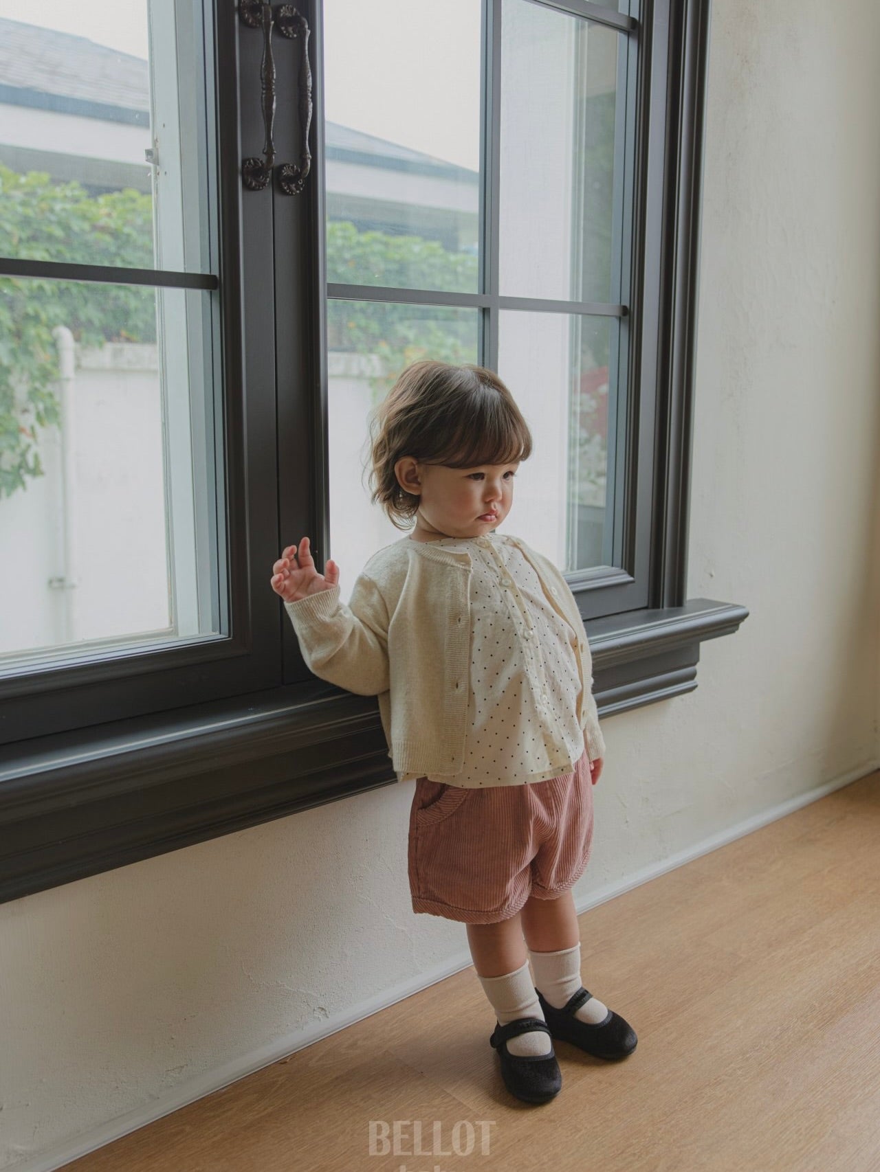 Bebe bonbon dot blouse