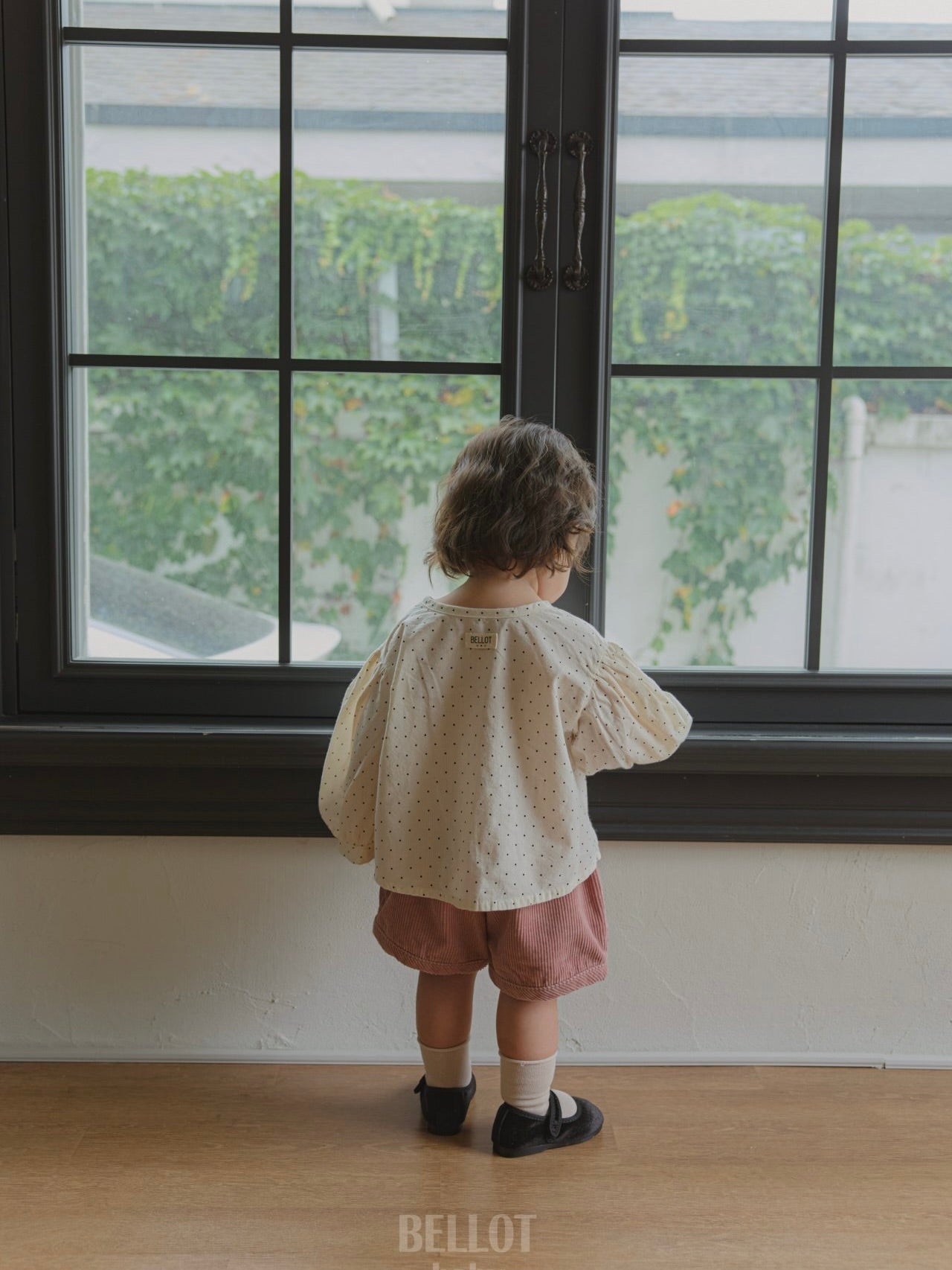 Bebe bonbon dot blouse