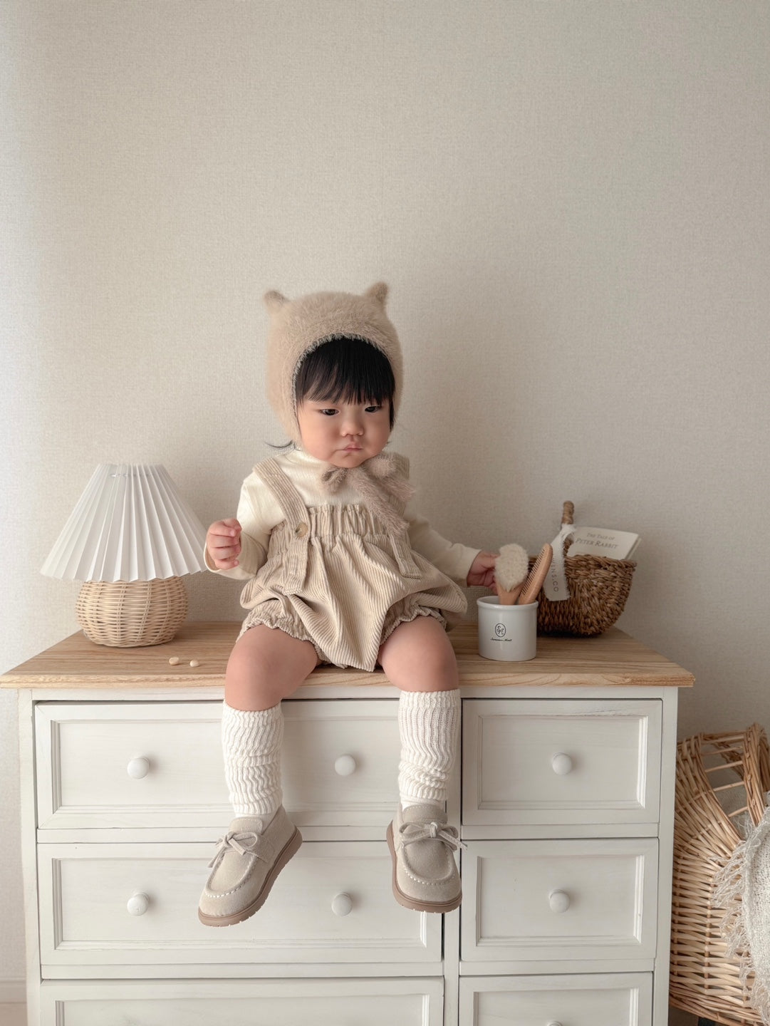 Suspender frill bloomer