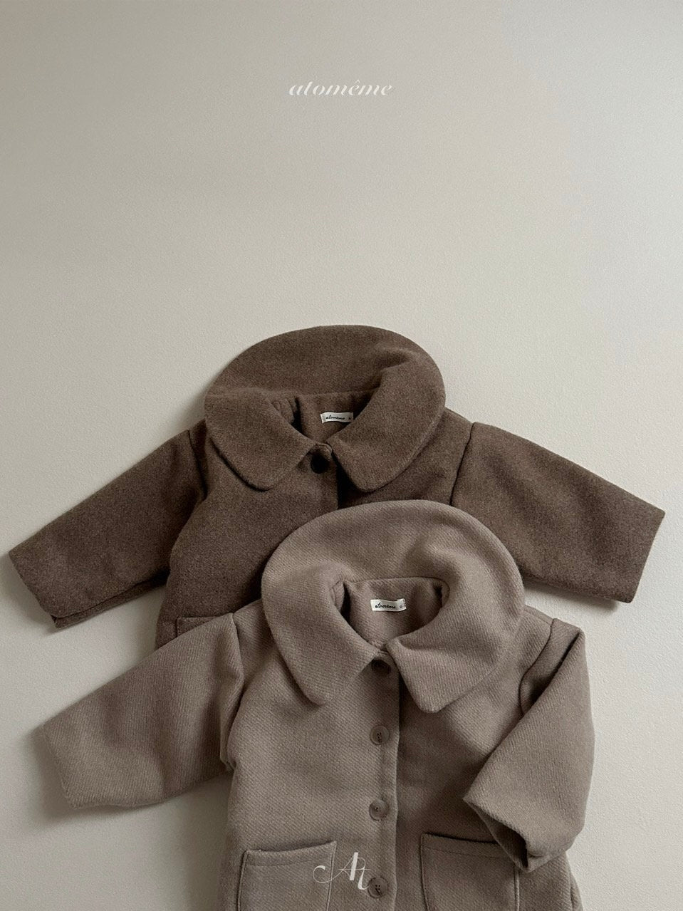 Round collar coat