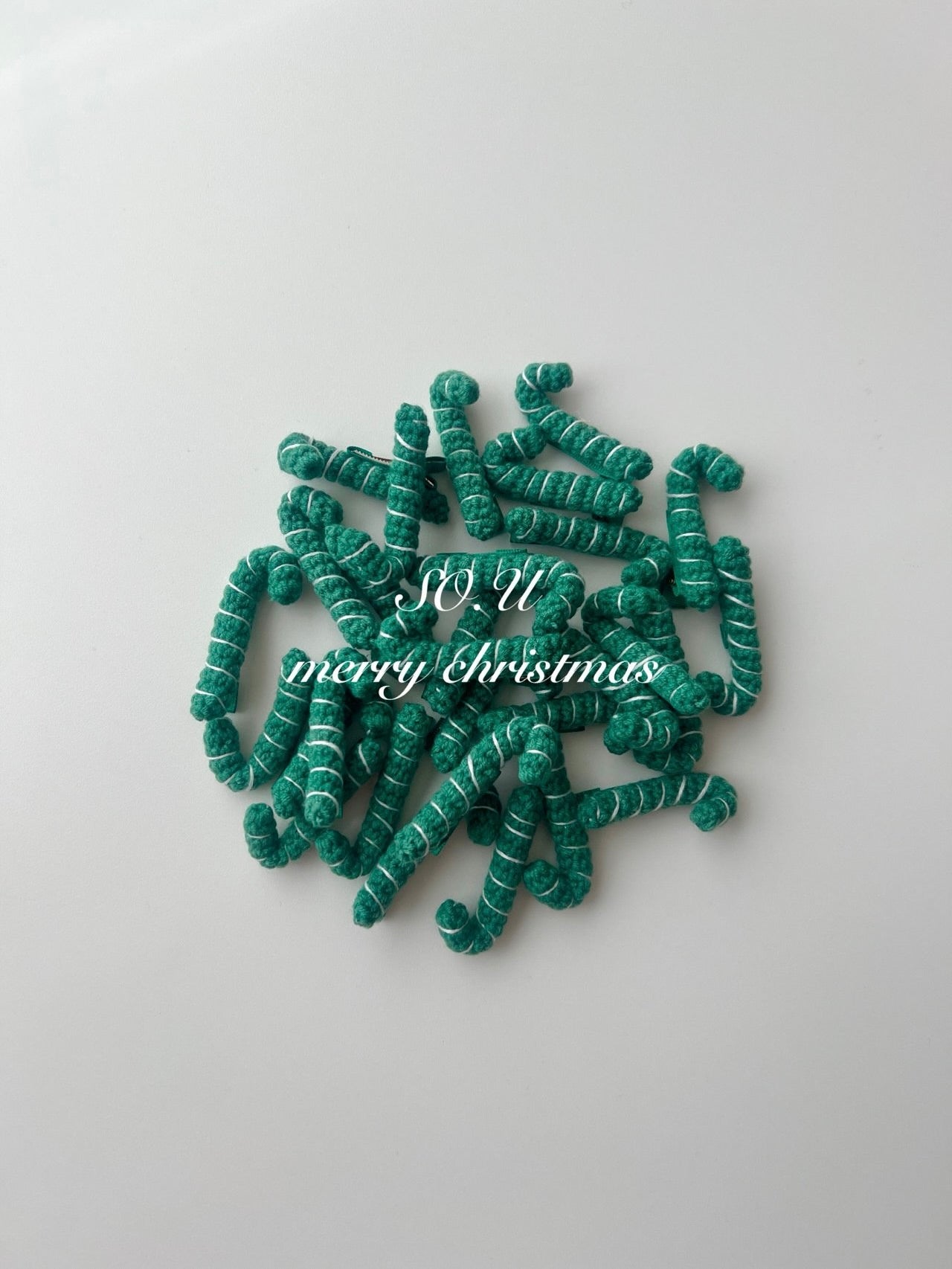 Candy cane pin set (2 pieces)