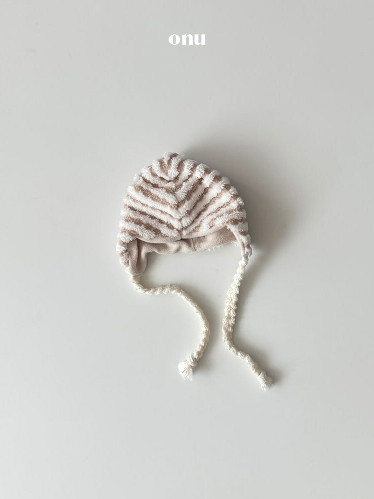 Stripe knit beanie (baby)
