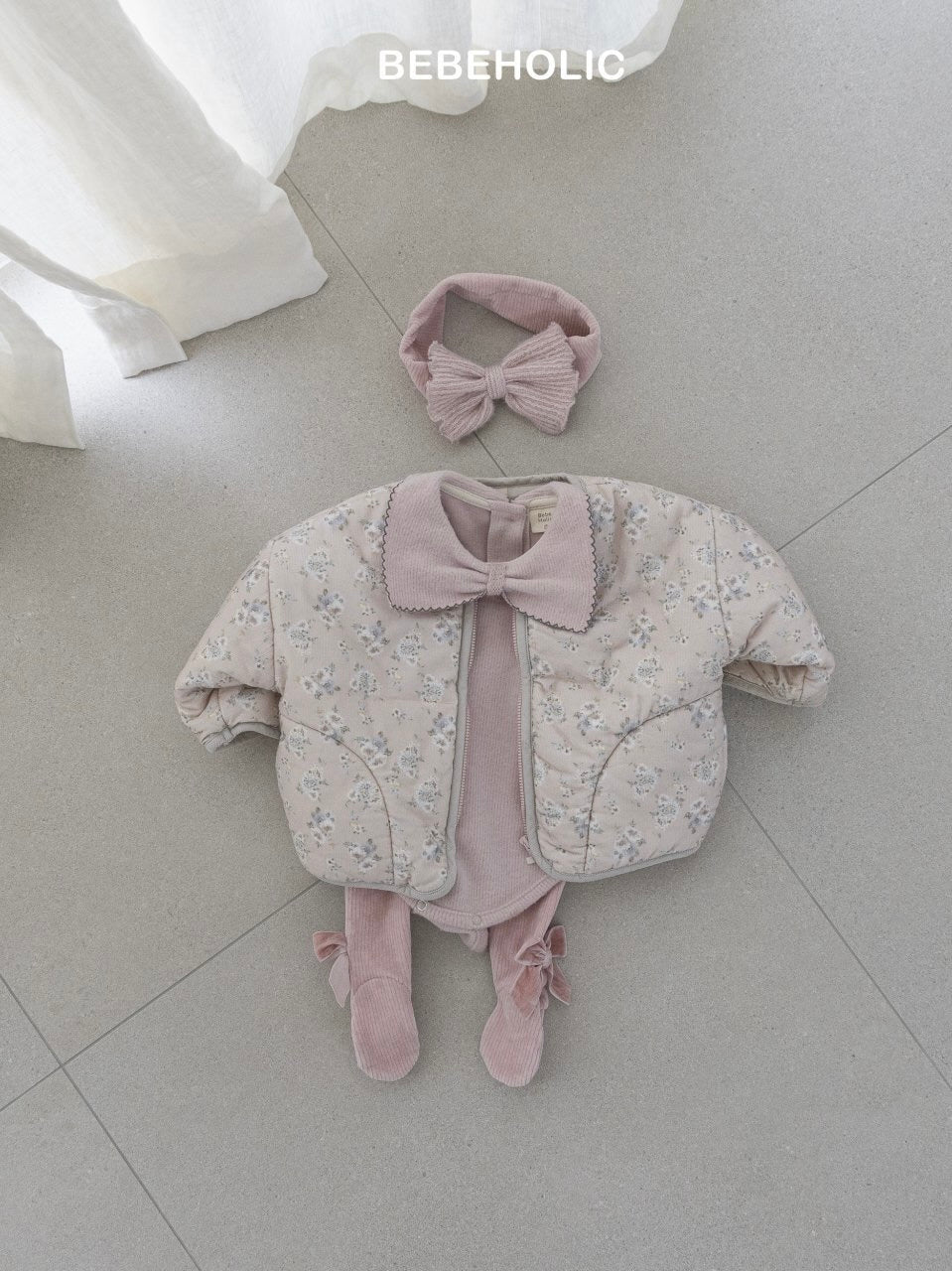 Pauline picot lace rompers