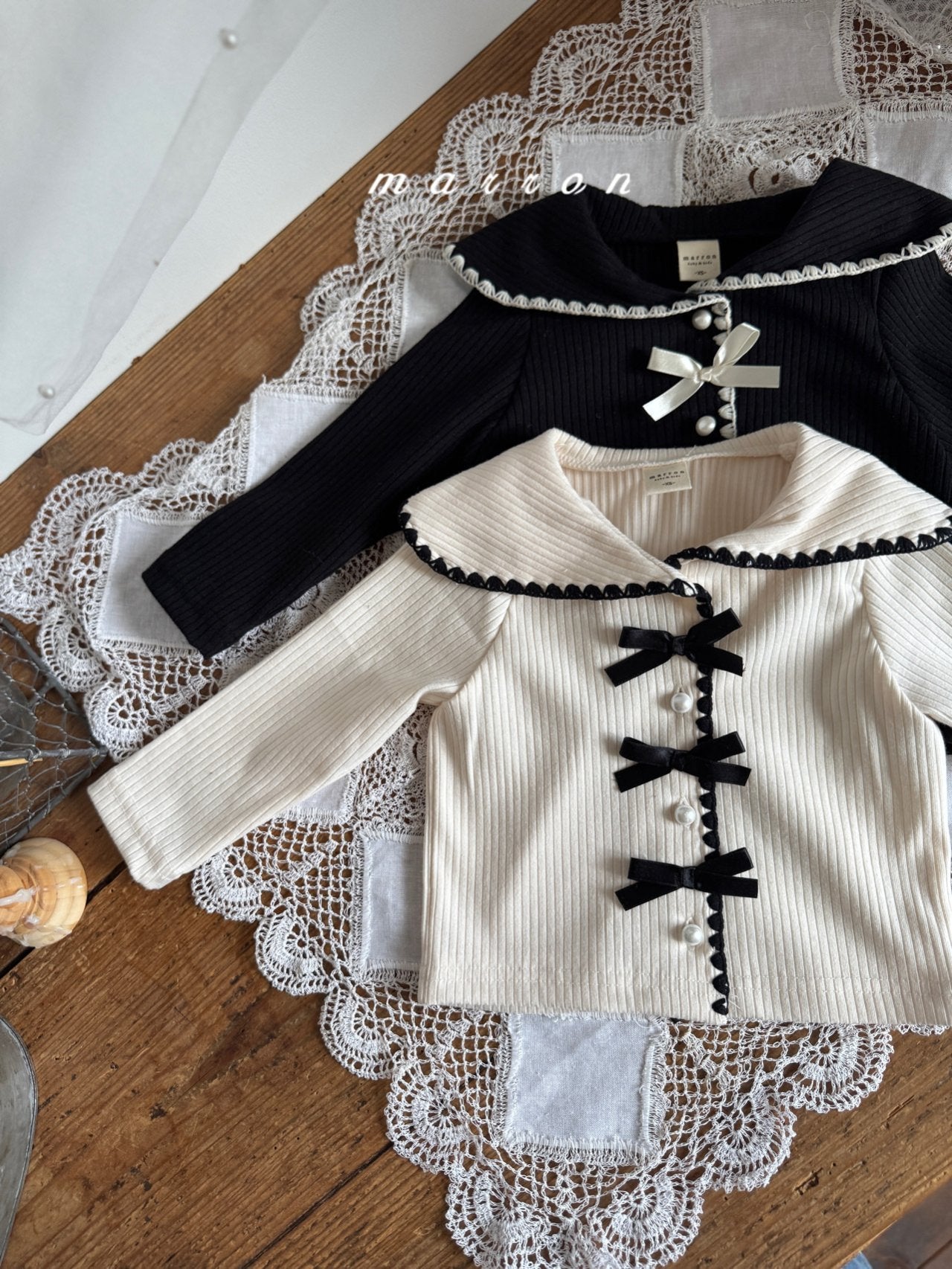 Sailor ribbon cardigan