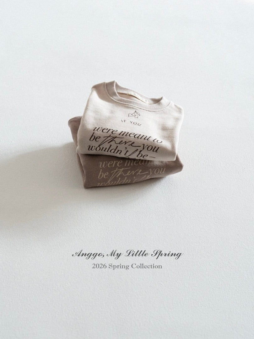 Lettering sweatshirt