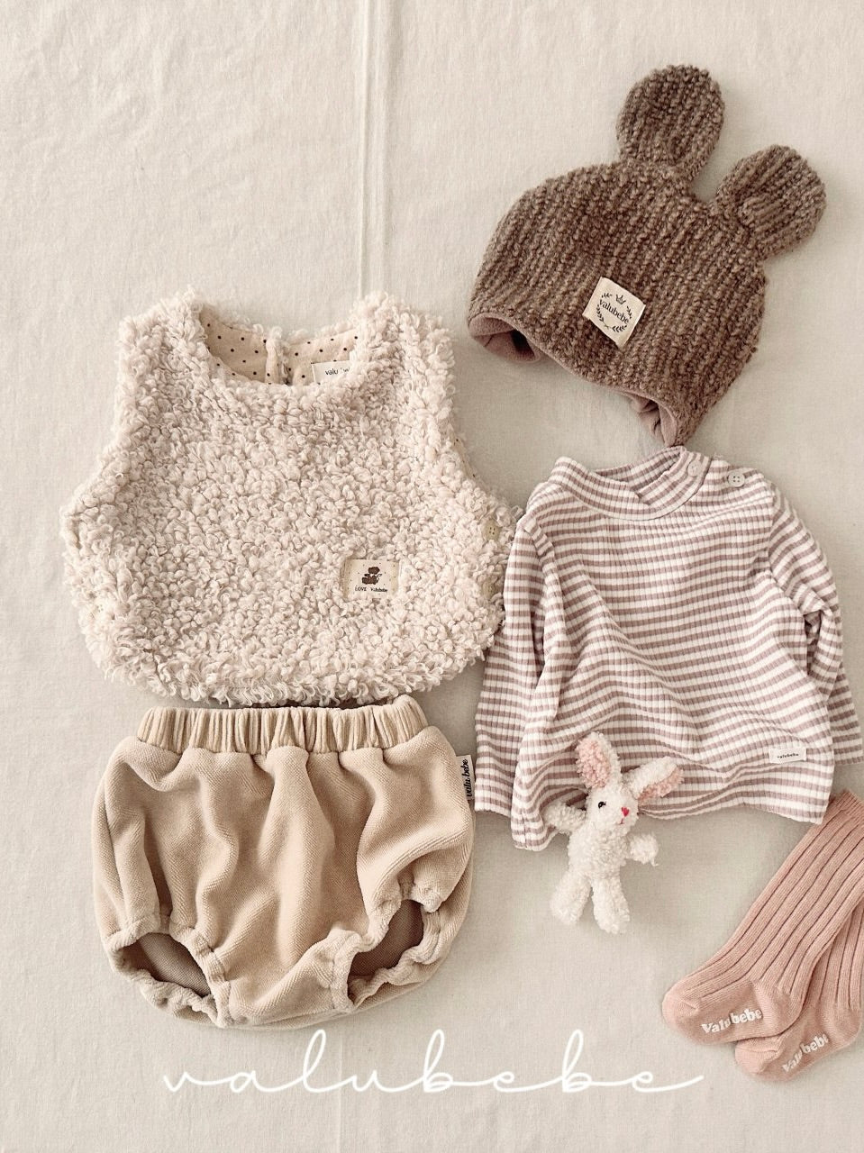 Boucle bear beanie (baby)