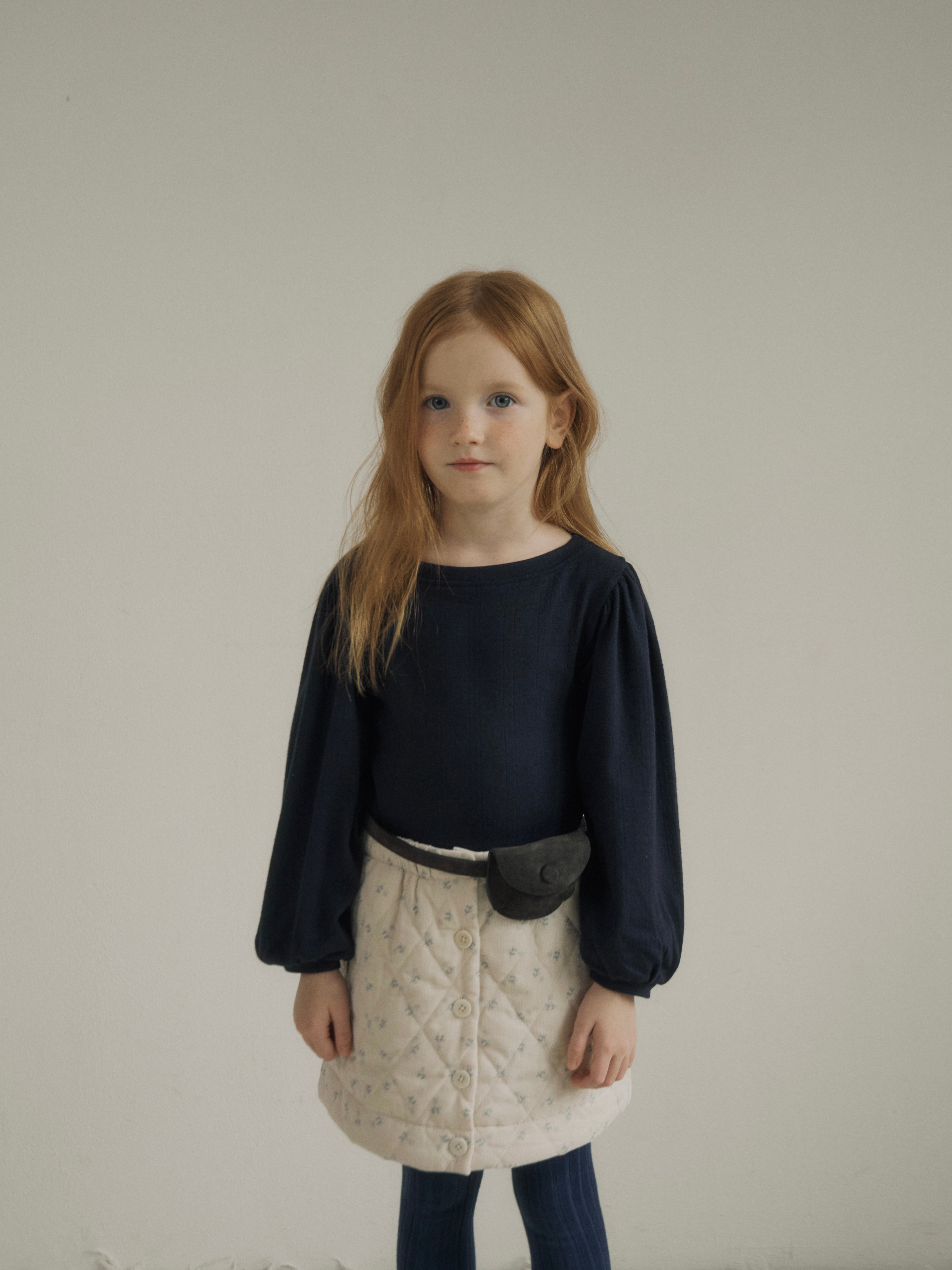 Misty quilted skirt (cream)