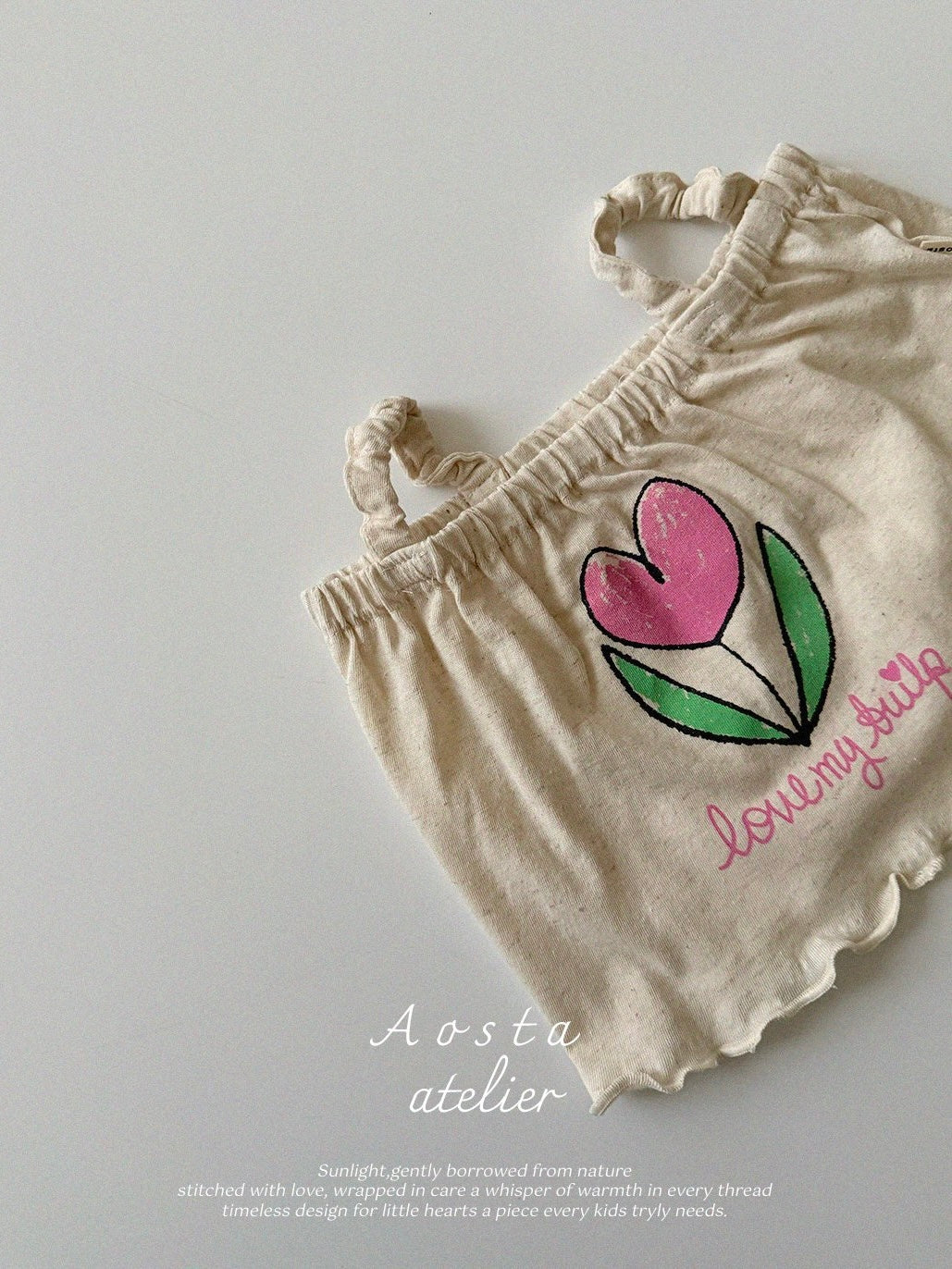 Linen tulip blouse