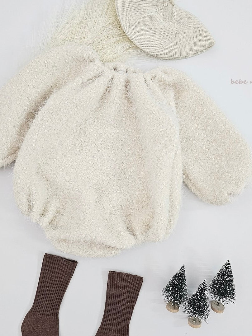 Fluffy Snowflake Rompers
