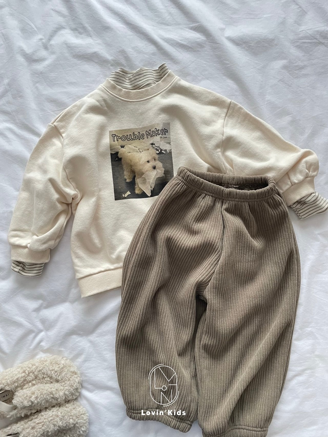 Daily warm ribbed pants