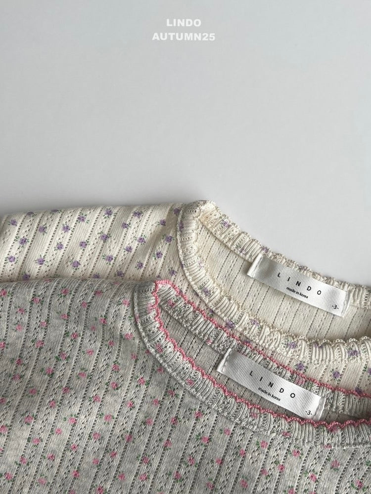 Small flower eyelet T (baby&amp;kids)