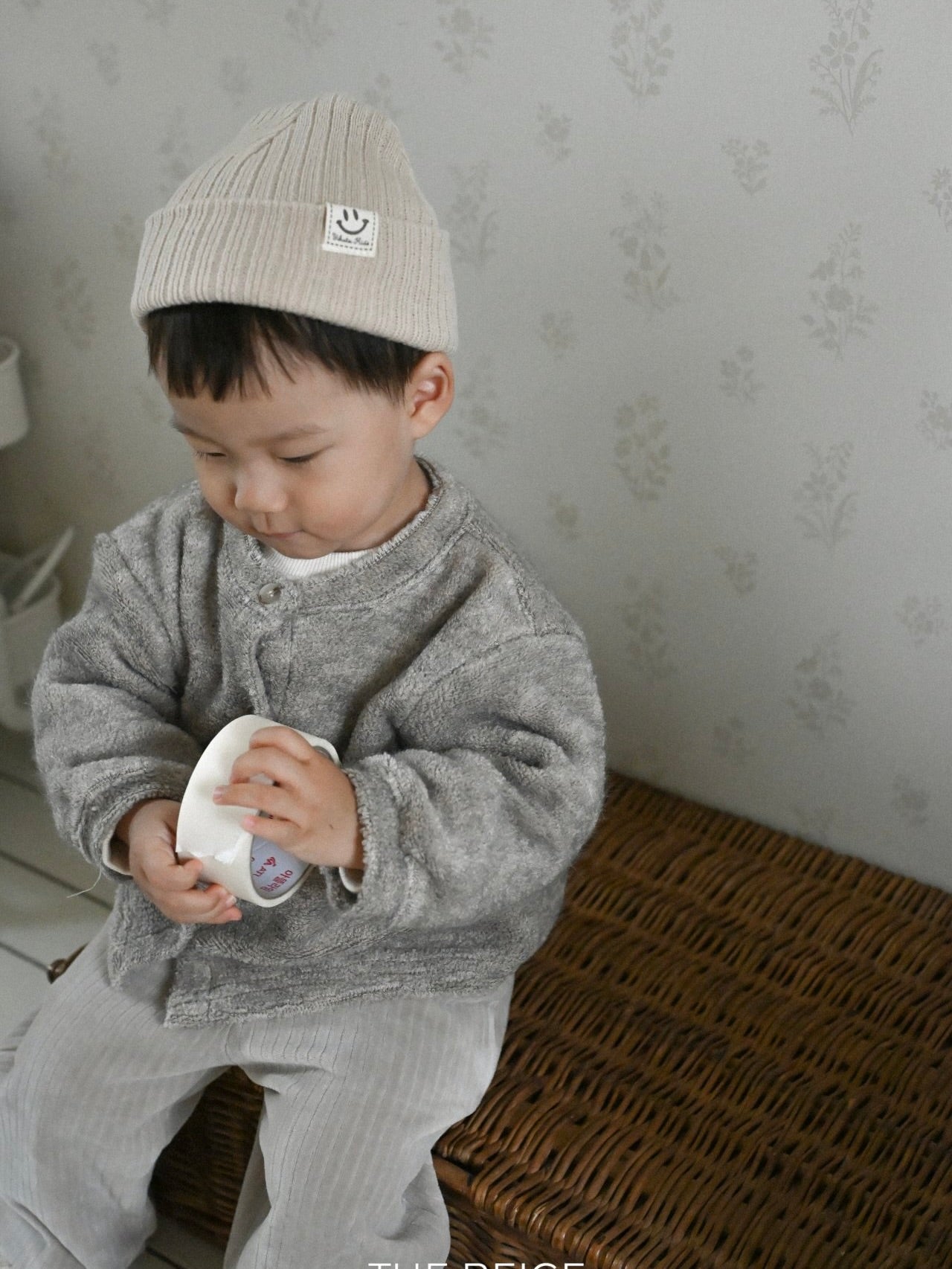 Knit cardigan (knit muffler)