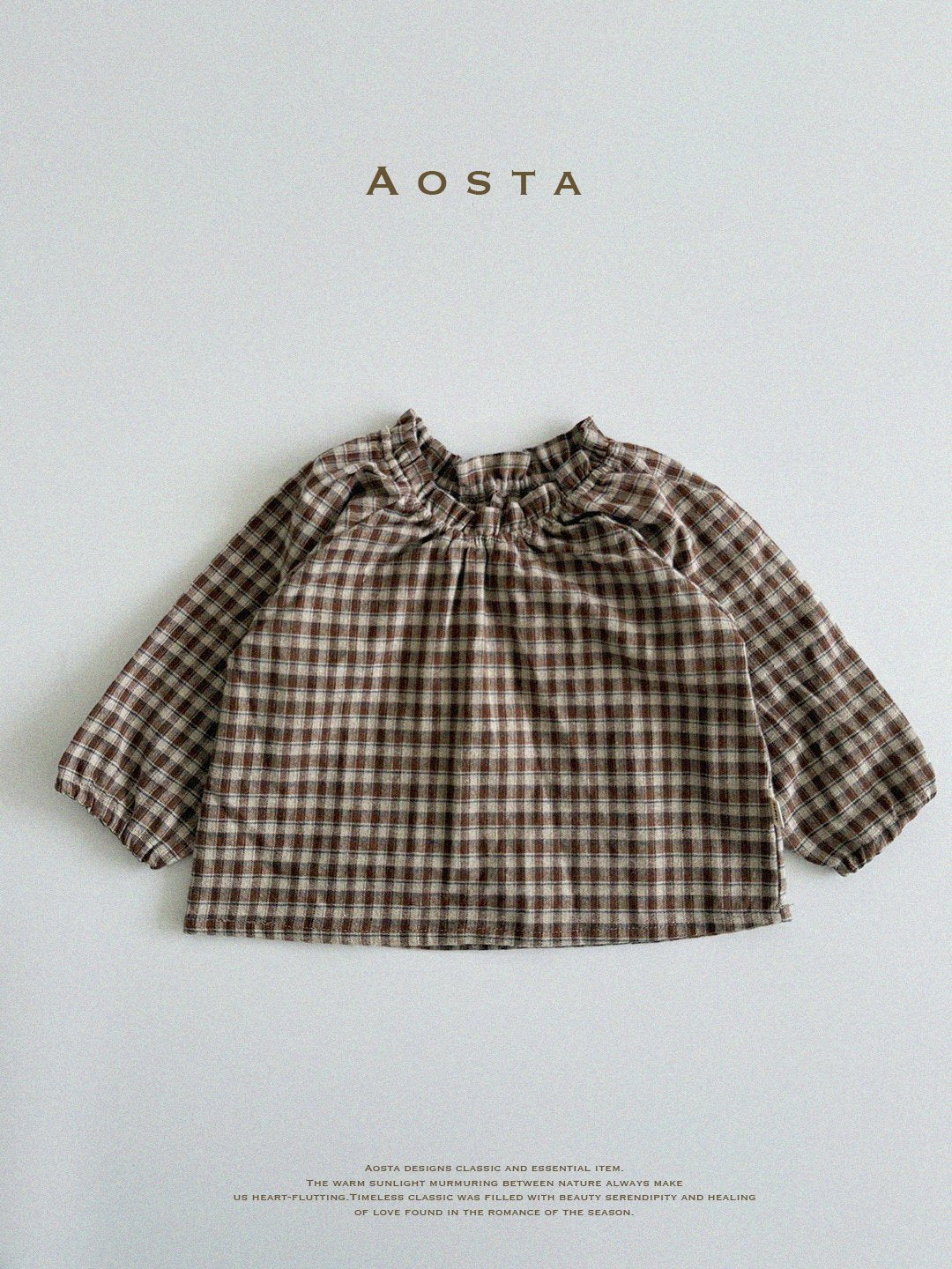 Le check blouse