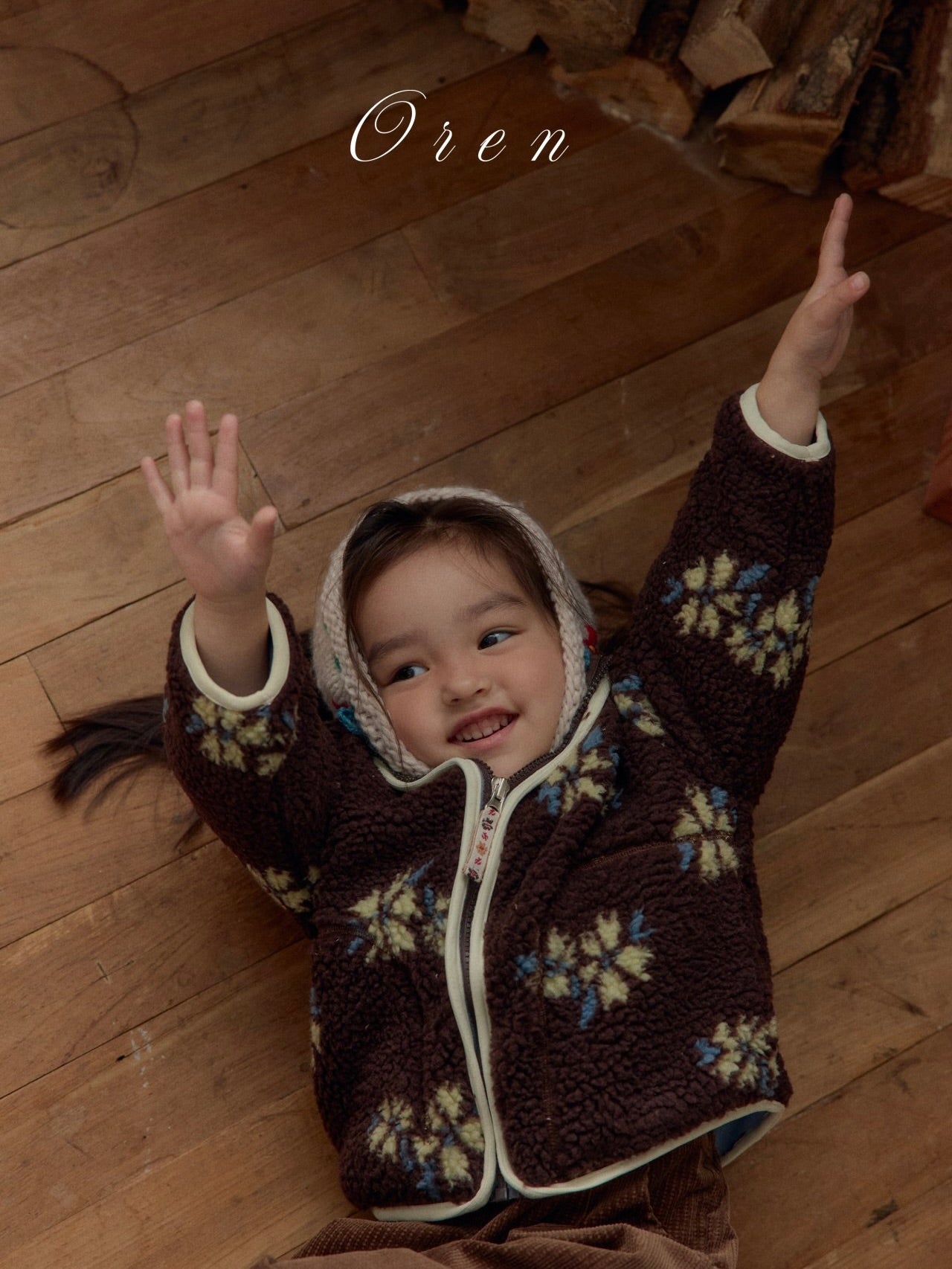 Melo flower boa jumper