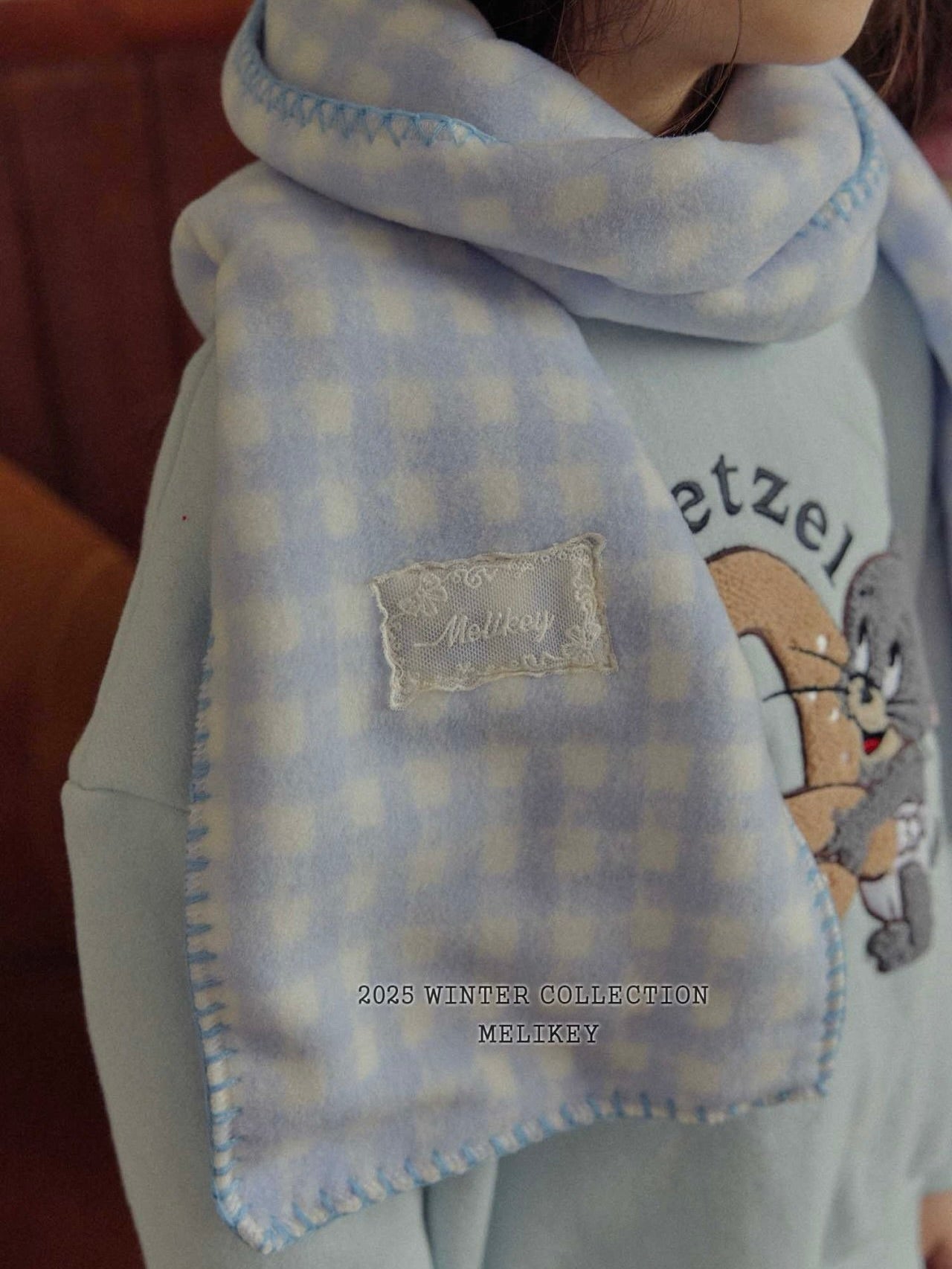 Fleece check muffler