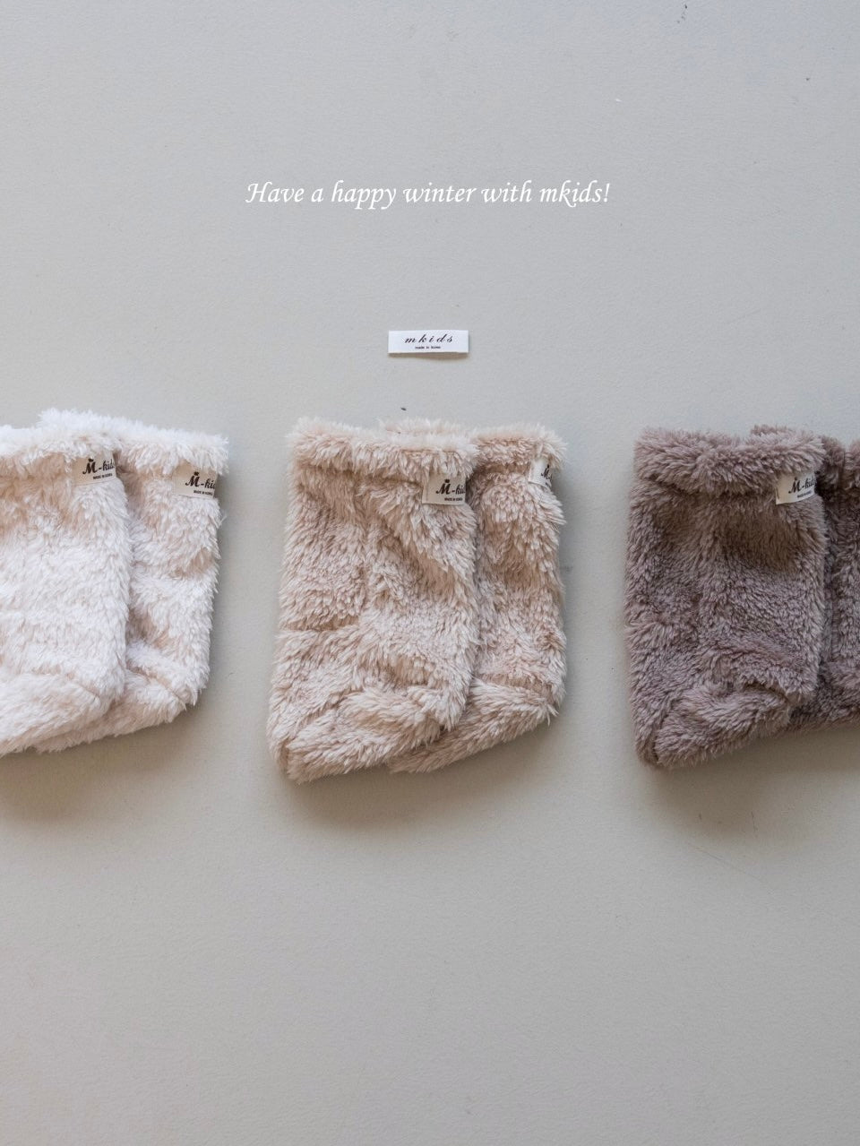 Soft fleece foot muff