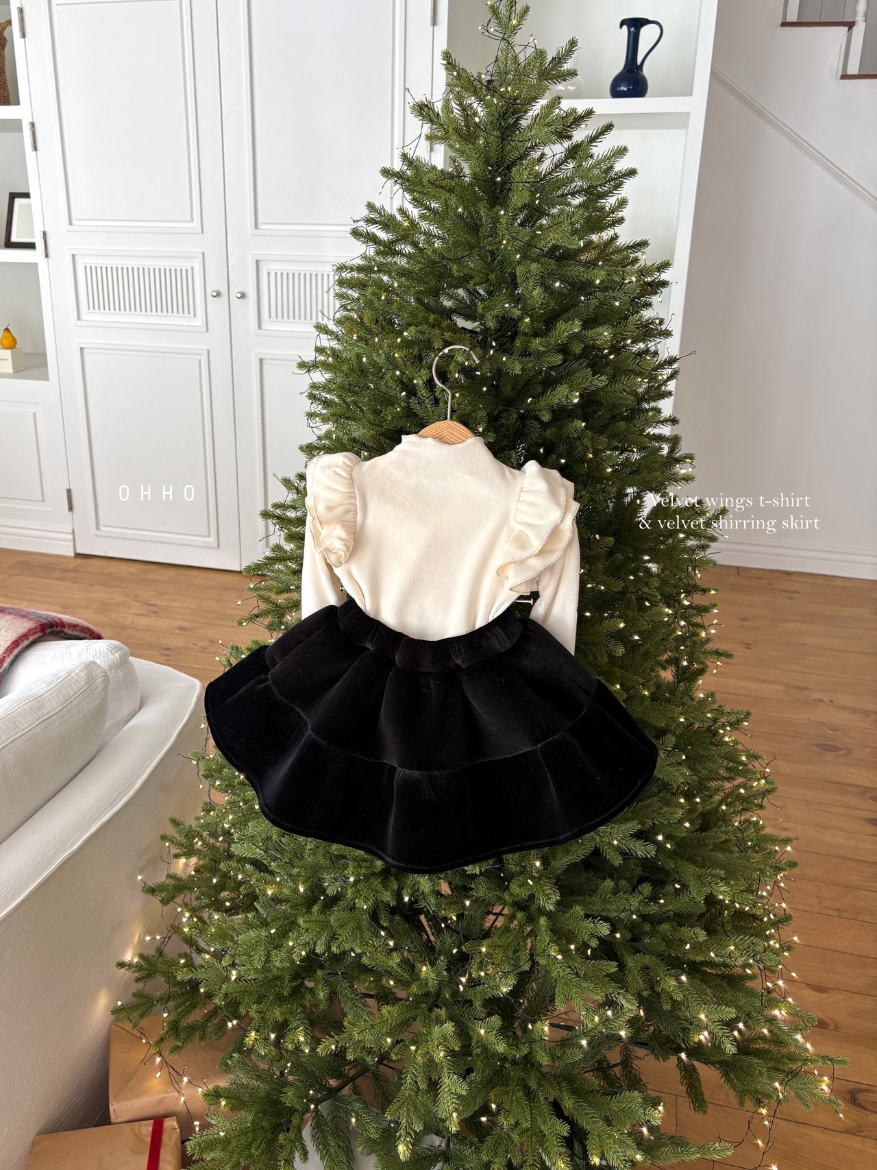 French velour wing T