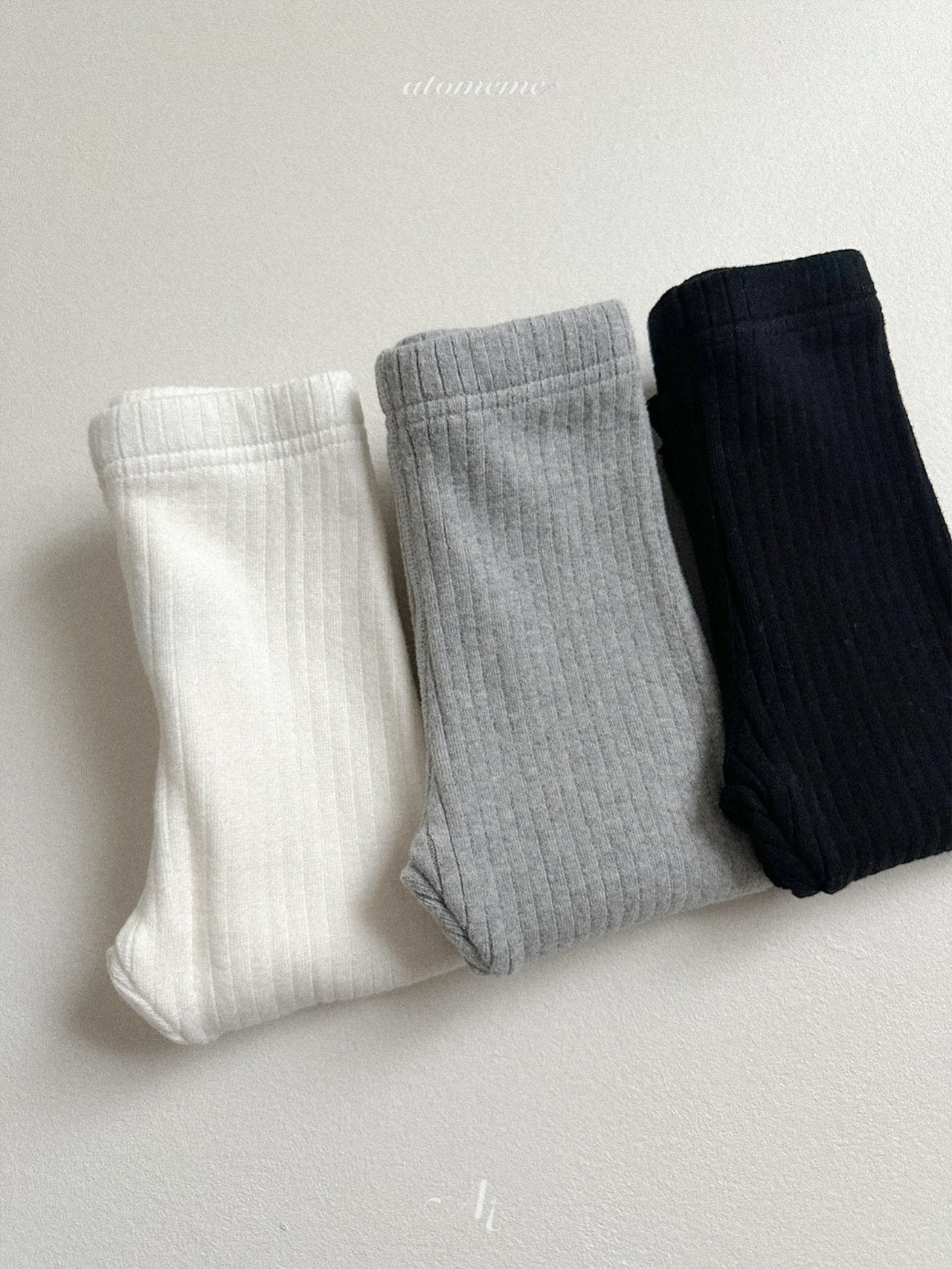 Winter ribbed leggings