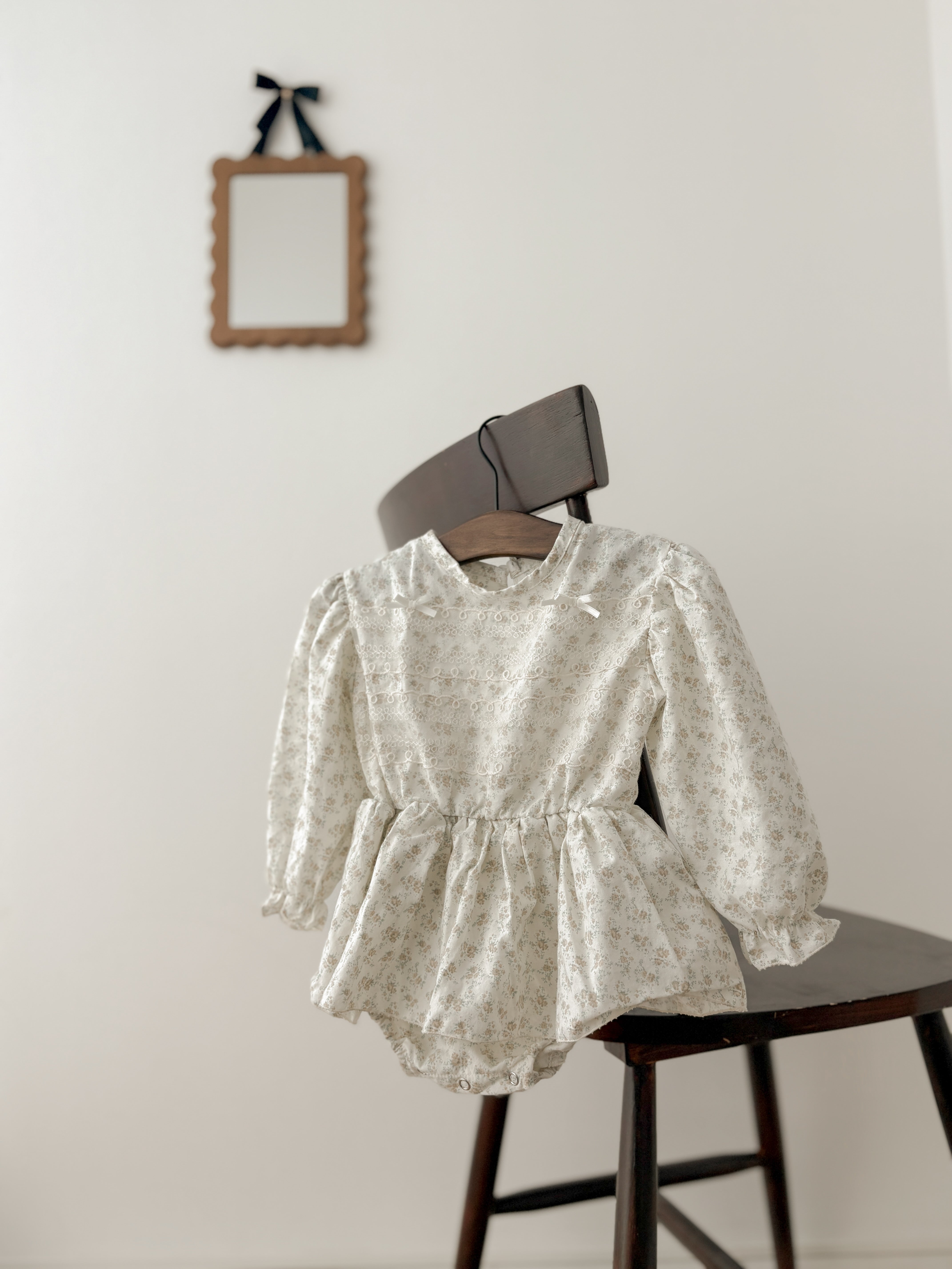 Elegant floral rompers