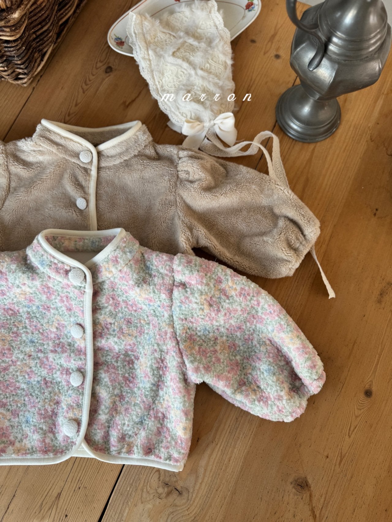 High neck fleece jacket