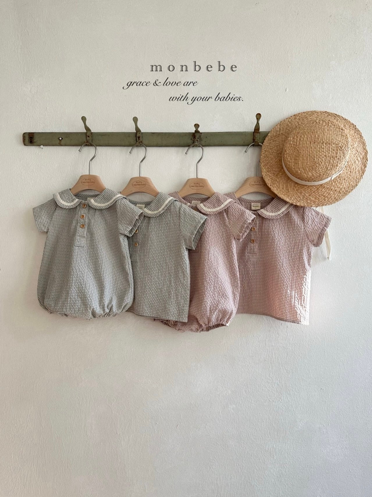 Checked sailor blouse