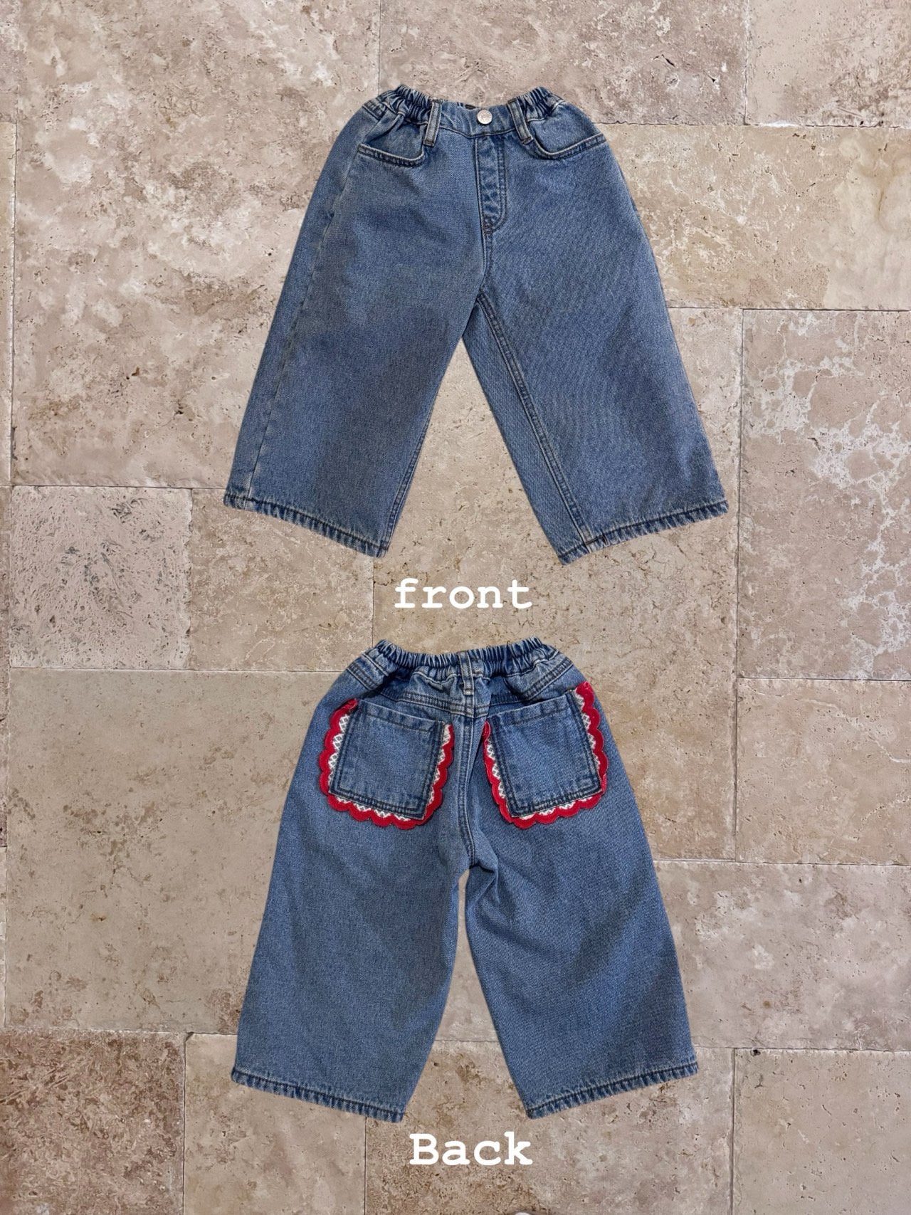 Ruby pocket denim pants