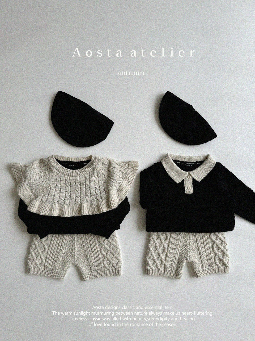 Knit collar T