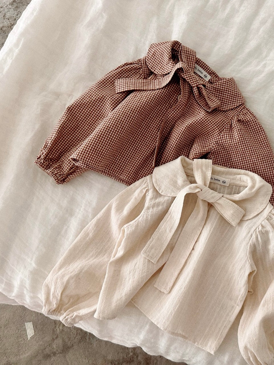Ribbon collar blouse (baby)