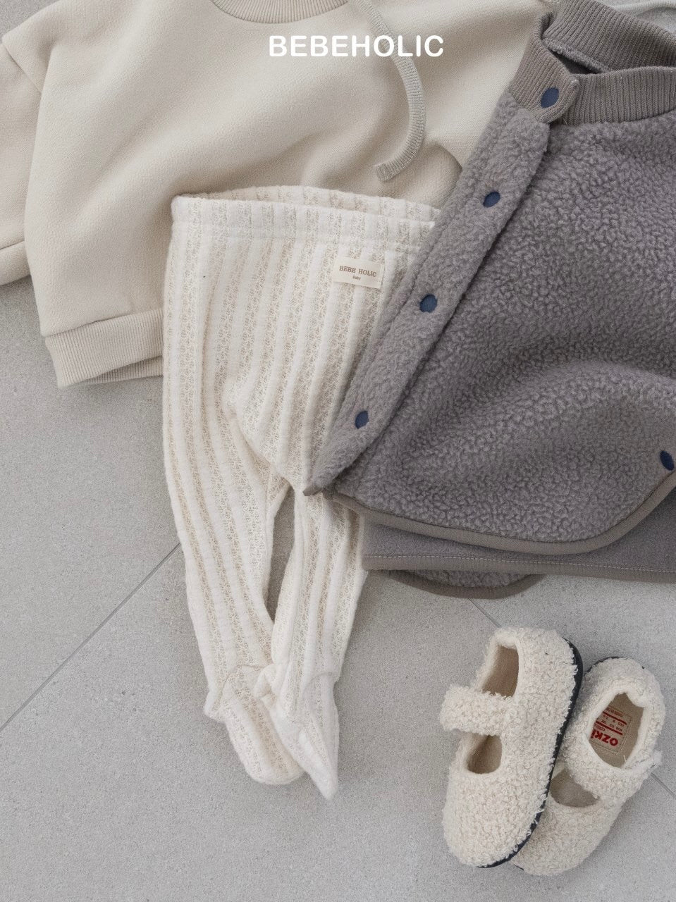 Texture footed leggings