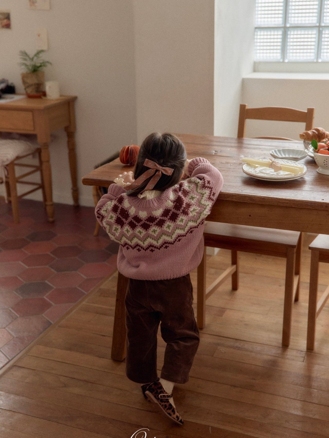 Reversible knit cardigan (2 way)