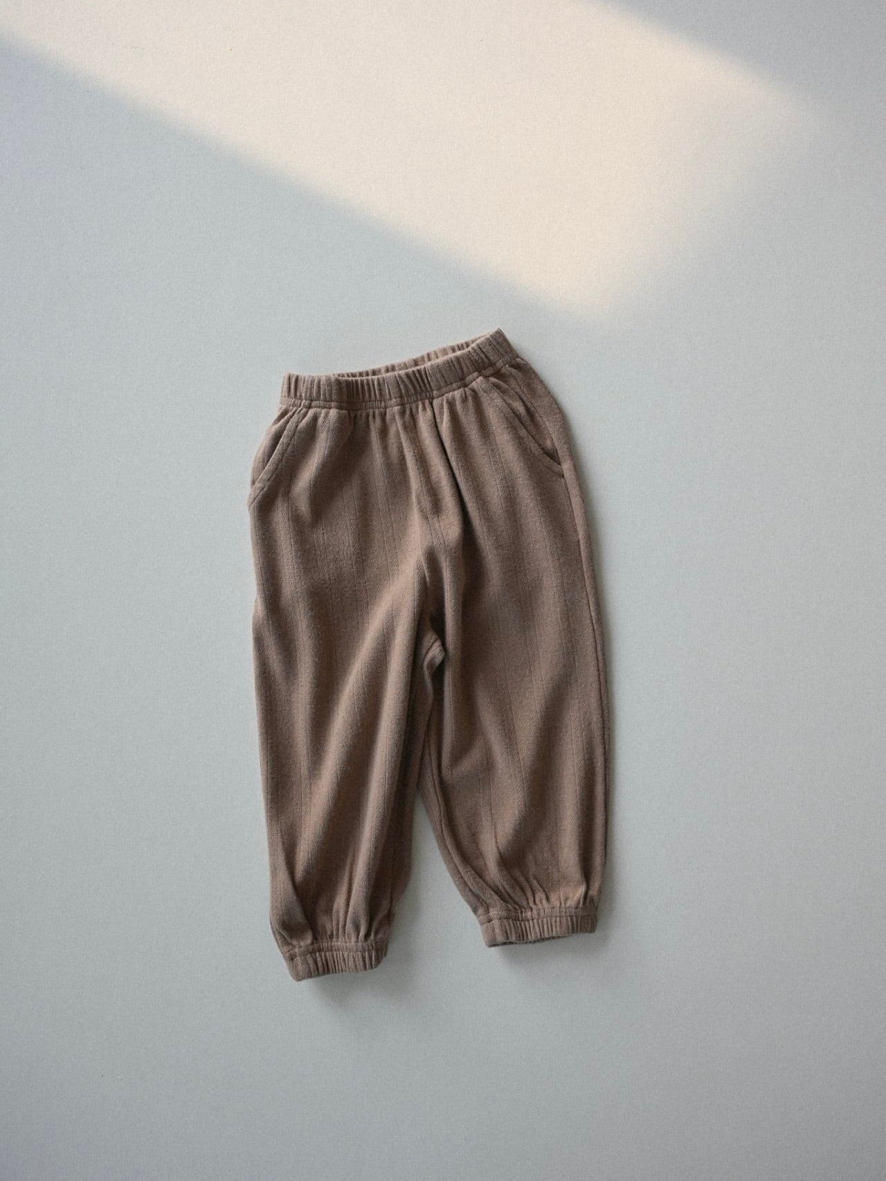 Eyelet jogger pants