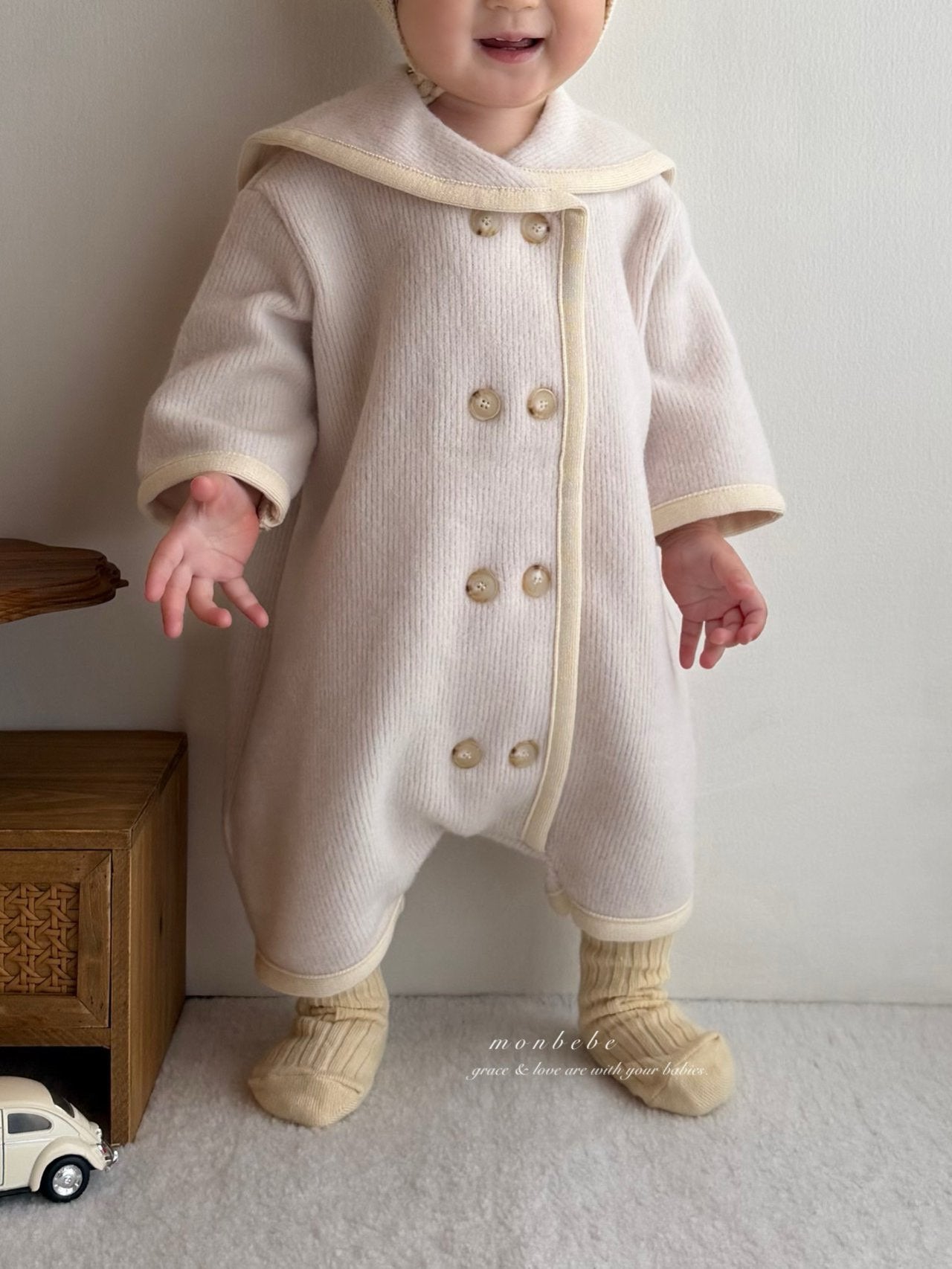 Handmade sailor rompers