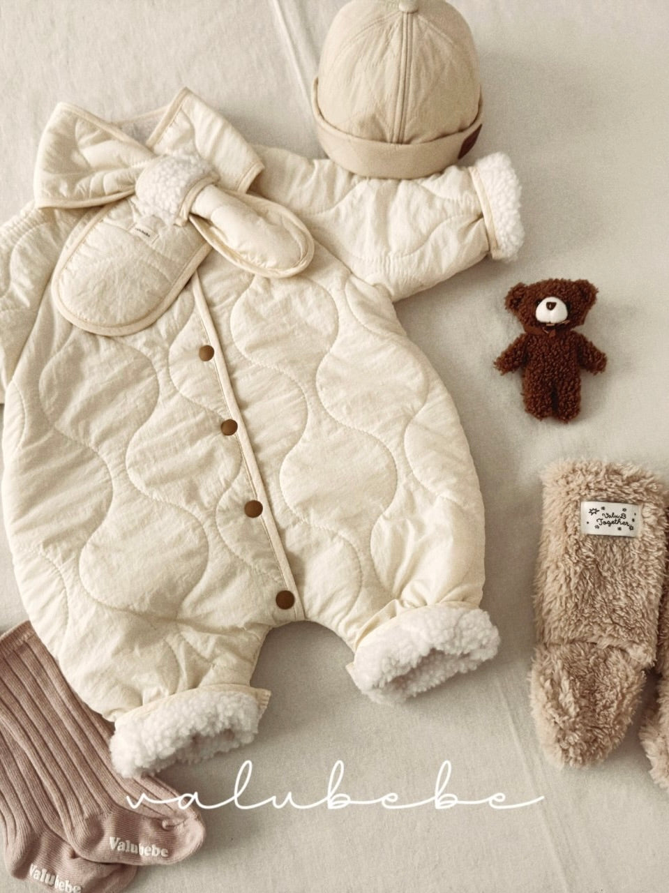 Warm quilted scarf (baby)