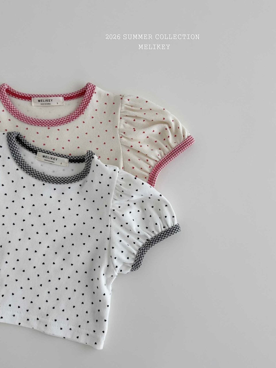 Mini heart puff T shirt