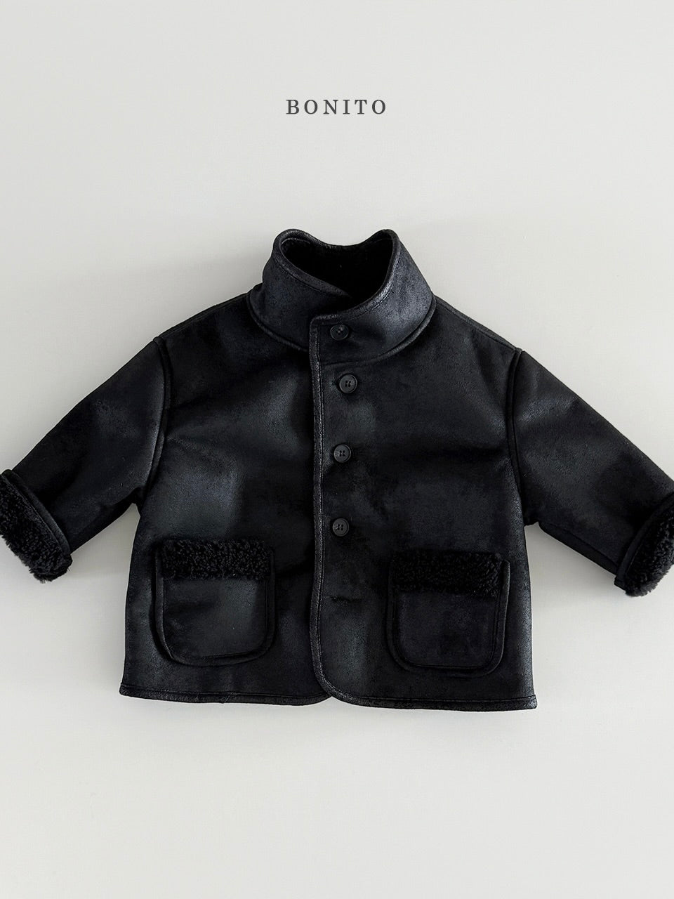 Suede shearling jacket (kids and adults)