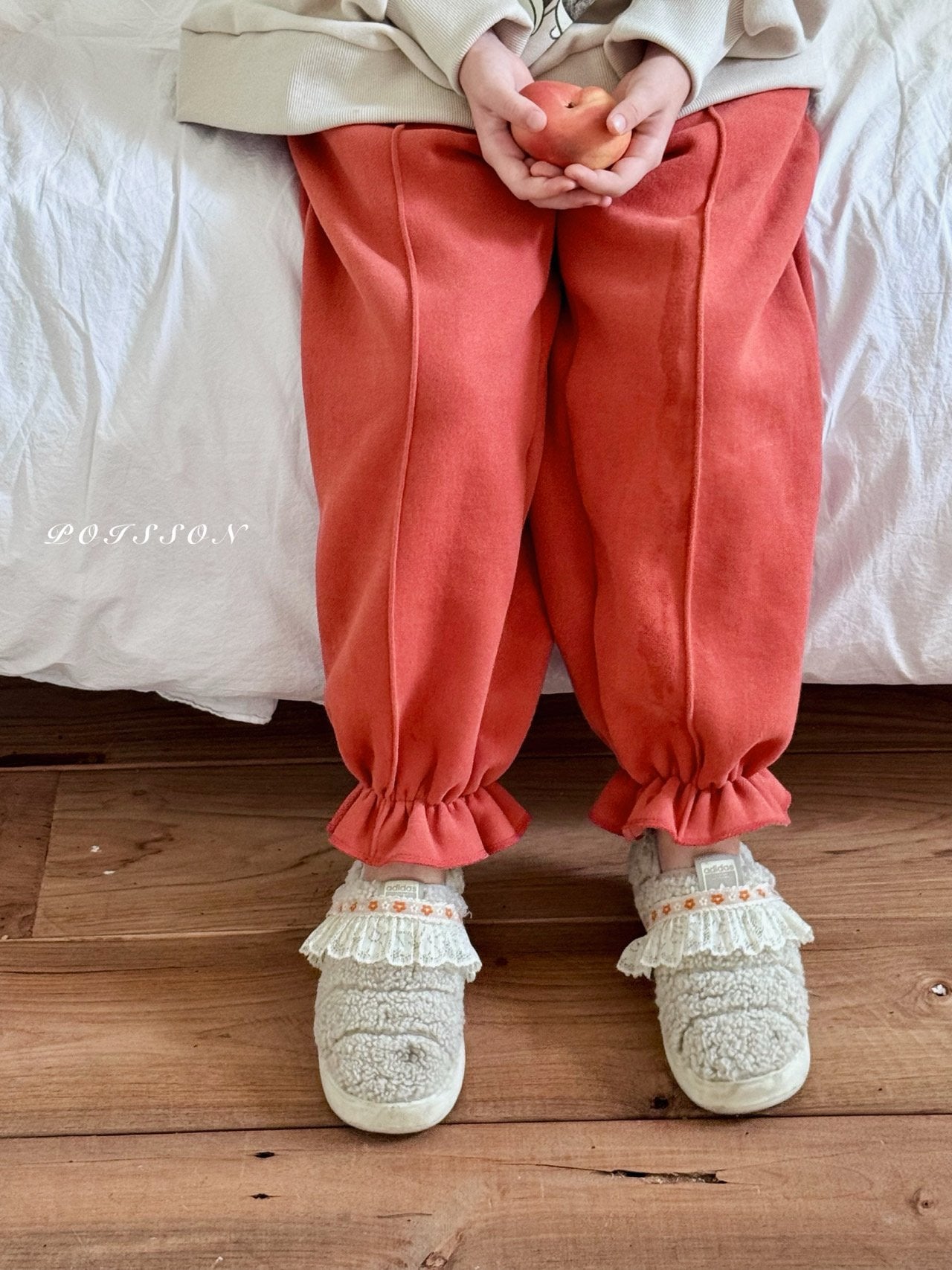 Petit frill jogger pants