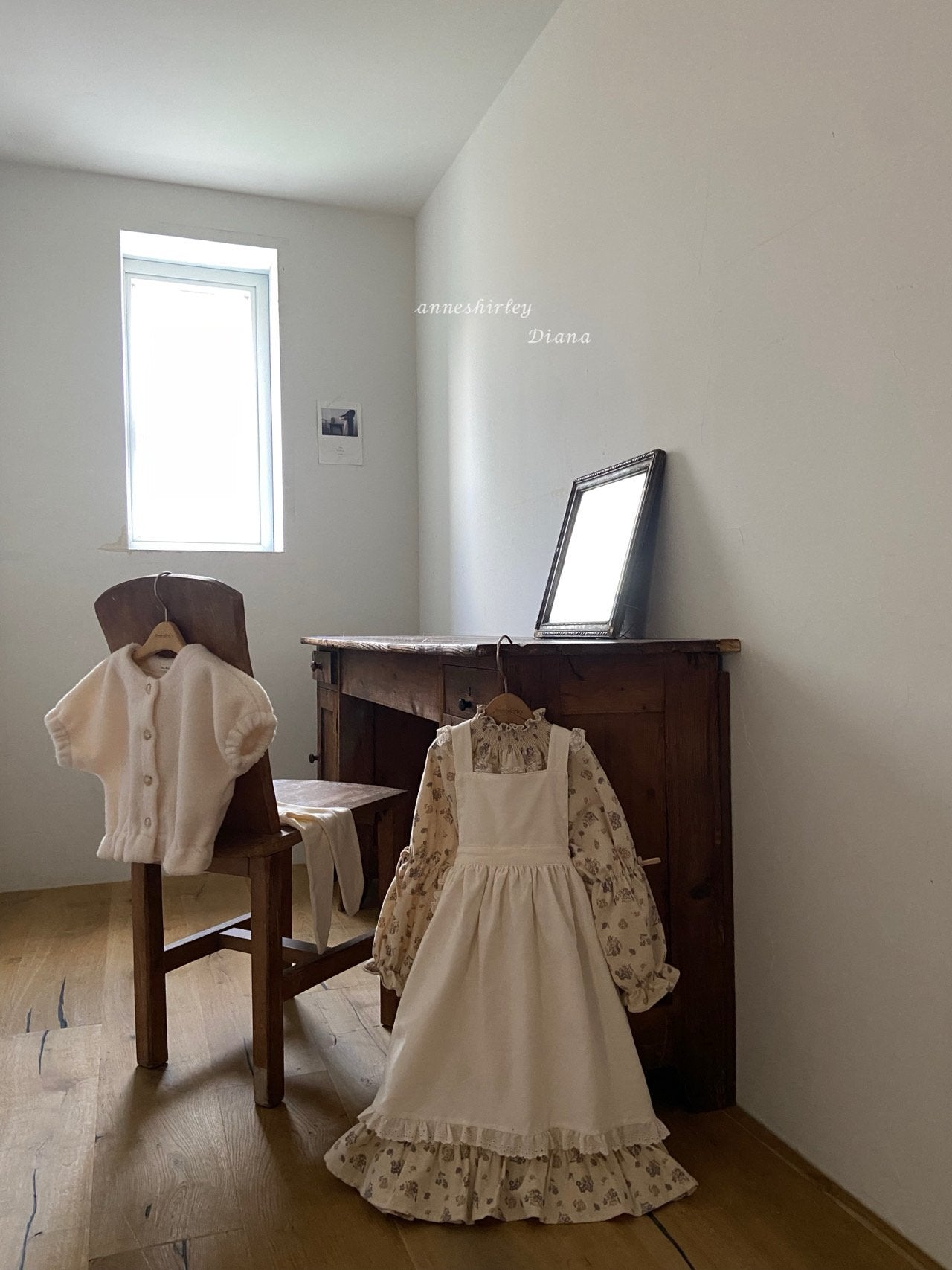 Romance smock one piece